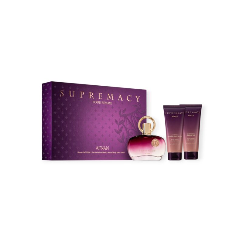 Afnan Supremacy  Purple EDP 100 W+100 S.G+100 B.L - Image 1